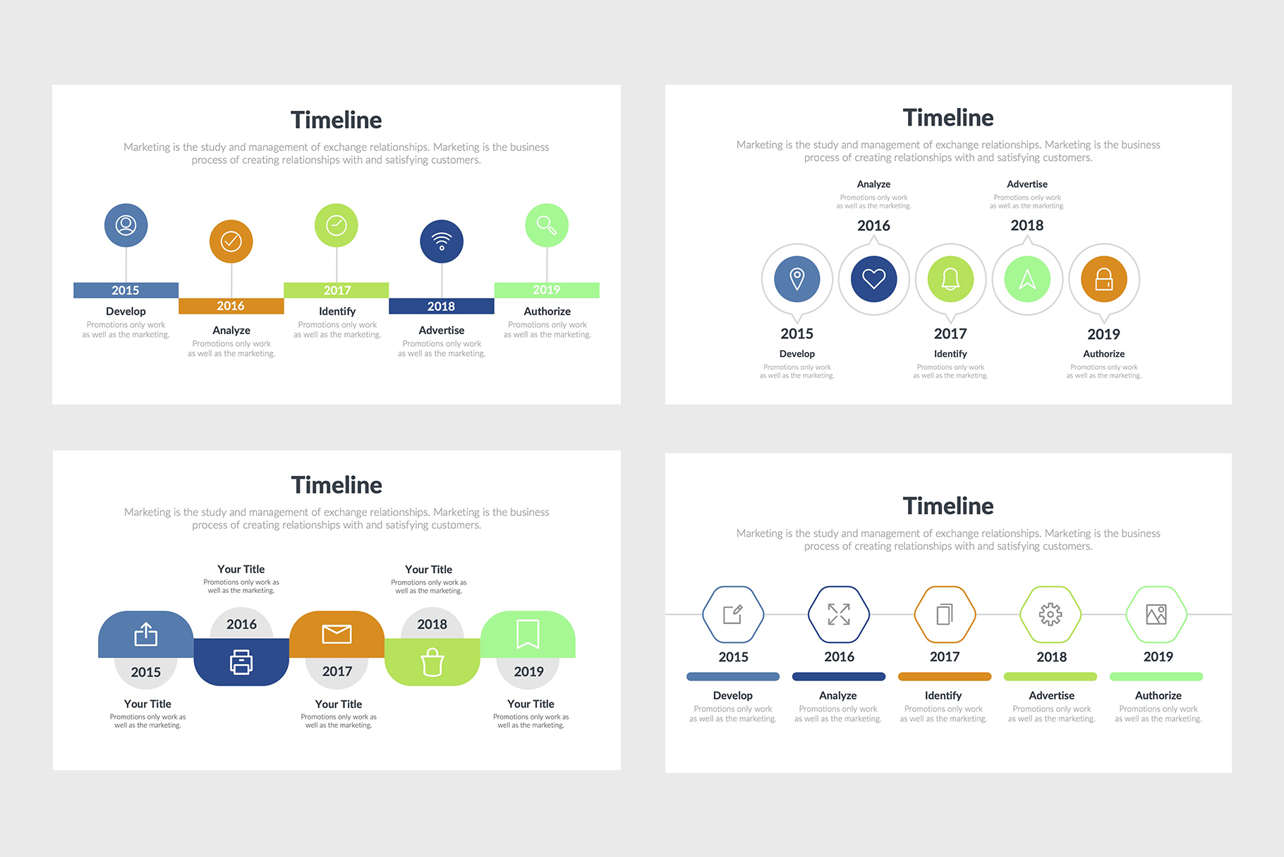 Timeline Infographics of this Year