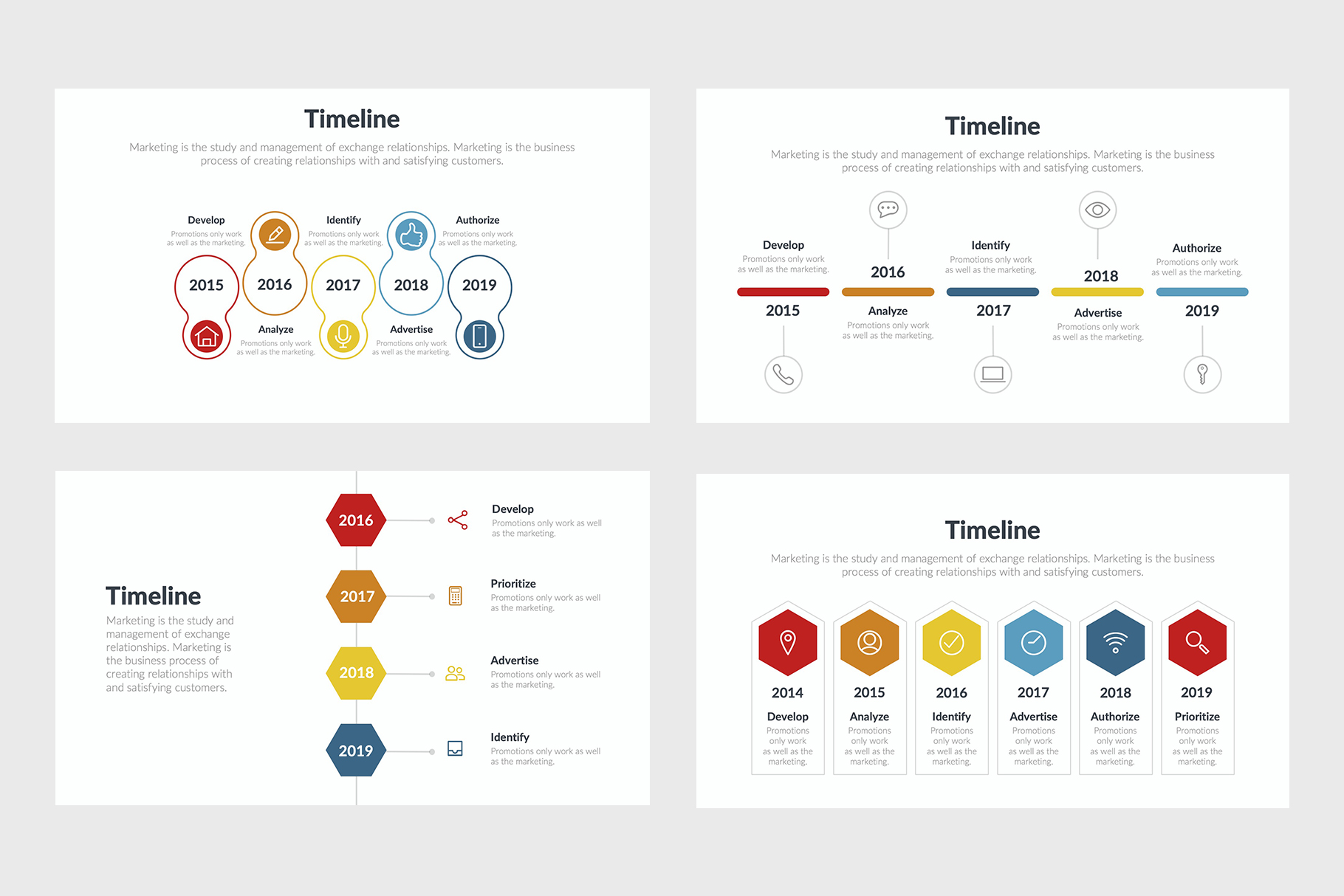 Timeline Infographics of this Year