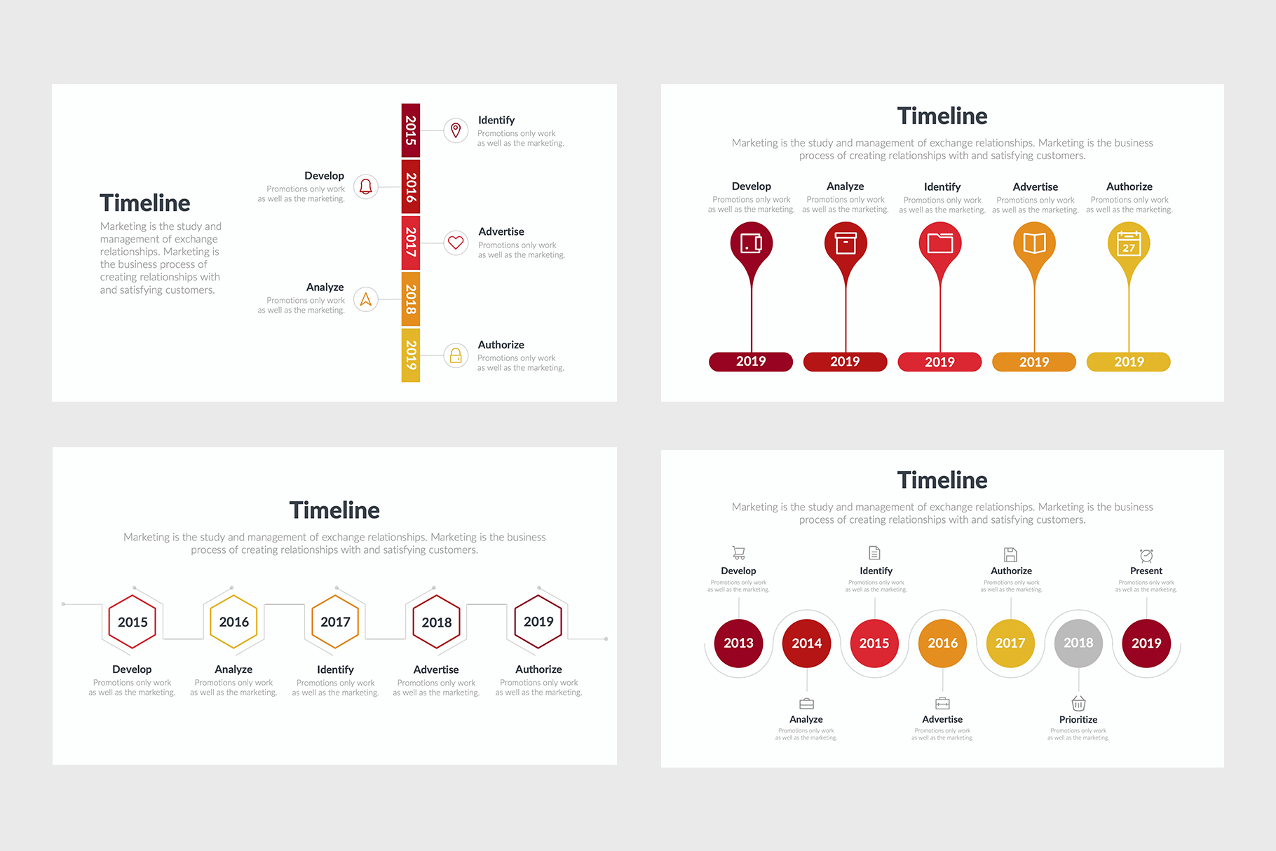 Timeline Infographics of this Year