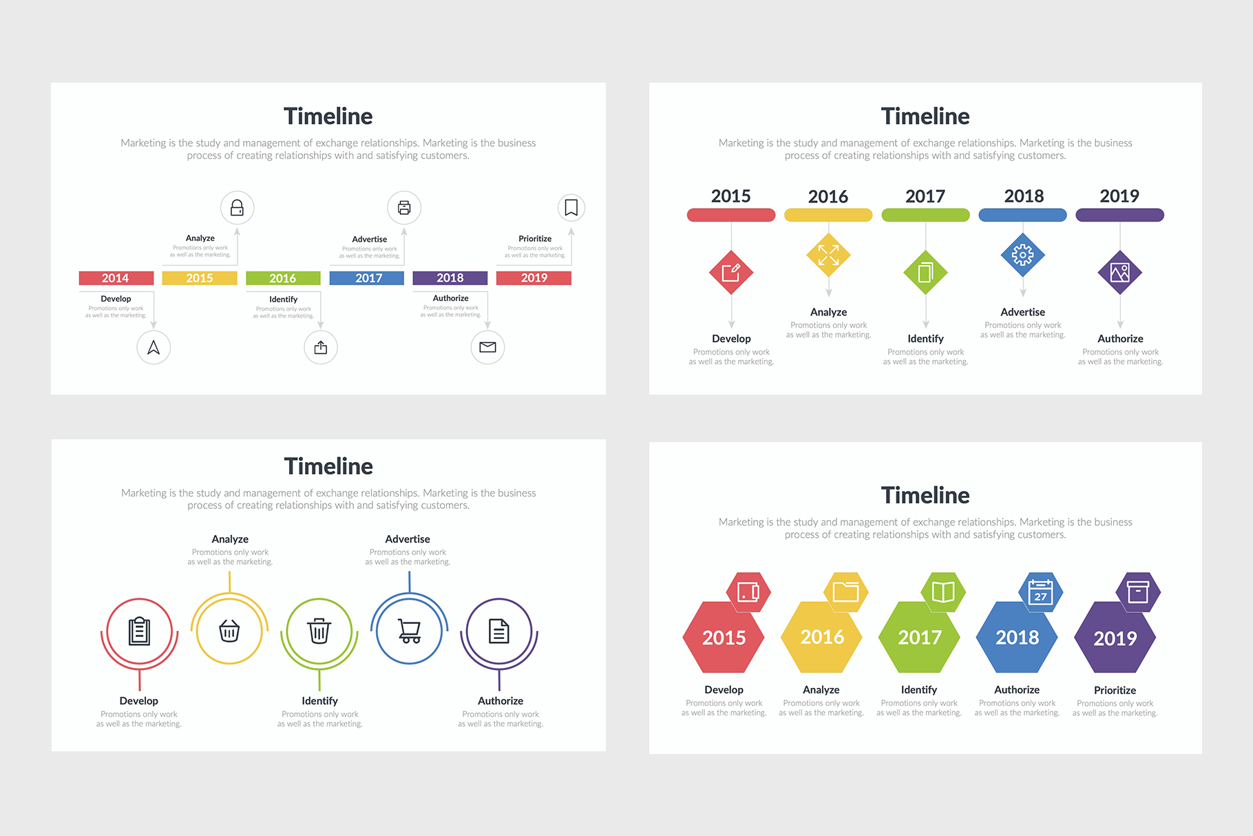 Timeline Infographics of this Year