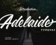 01 - Adelaide Script Font Demo