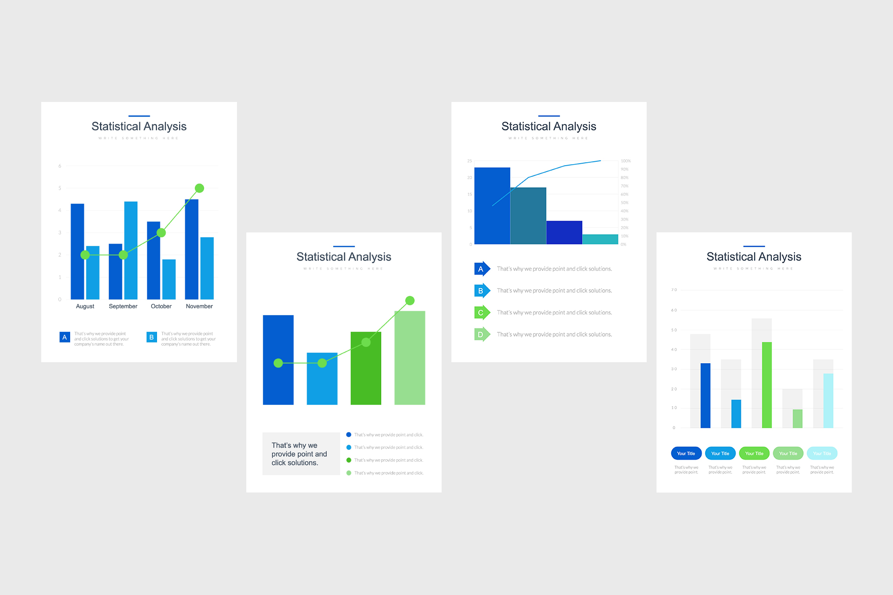 Professional Portrait Bar Charts