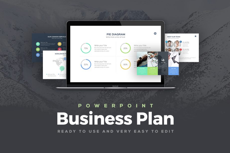 Business Plan PowerPoint Template, Best powerpoint template, professional, modern