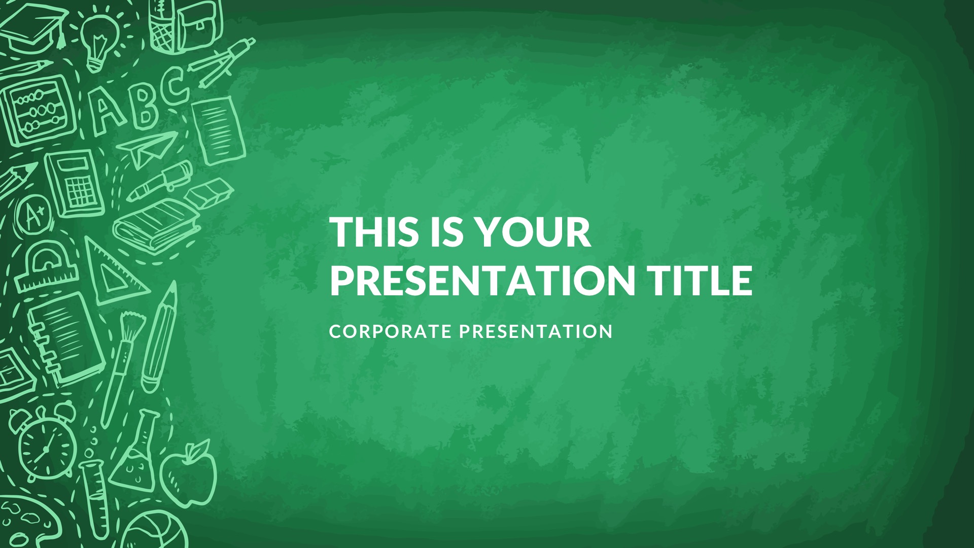 Greenboard Free PowerPoint Template, Google Slides, Keynote