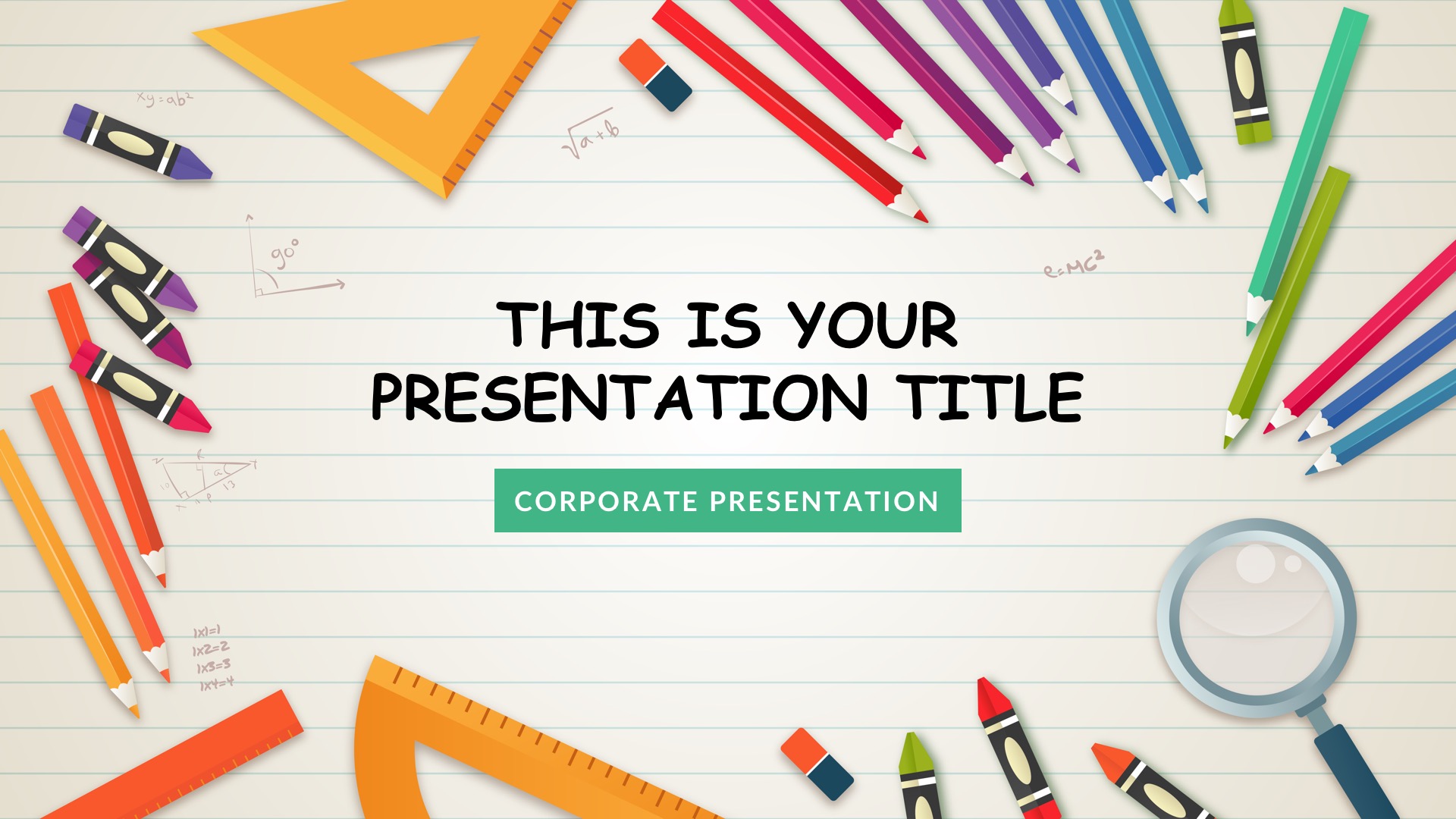 Kindergarten Free PowerPoint Template, Google Slides, Keynote