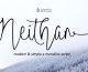 01 - Neithan Monoline Script - Free Font Demo