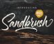 01 - Sandbrush Script Font Demo