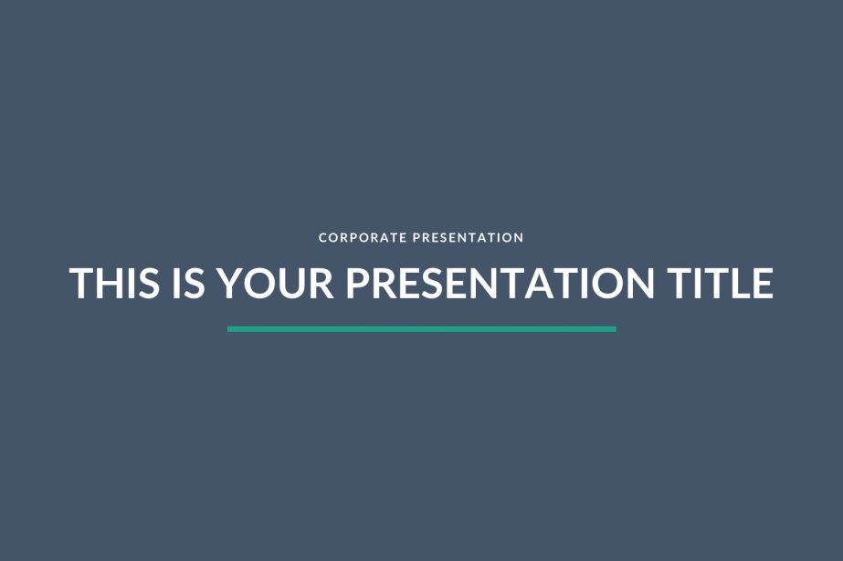 Turquoise Business Free PowerPoint Template, Keynote Theme, Google Slides