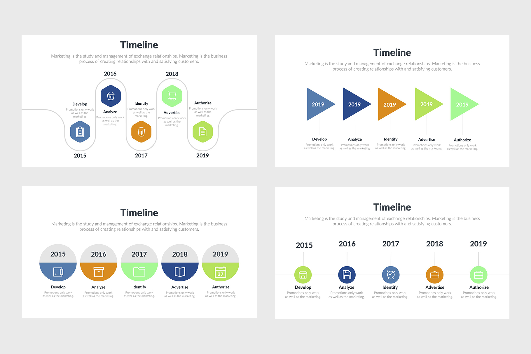 Timeline Infographics of this Year