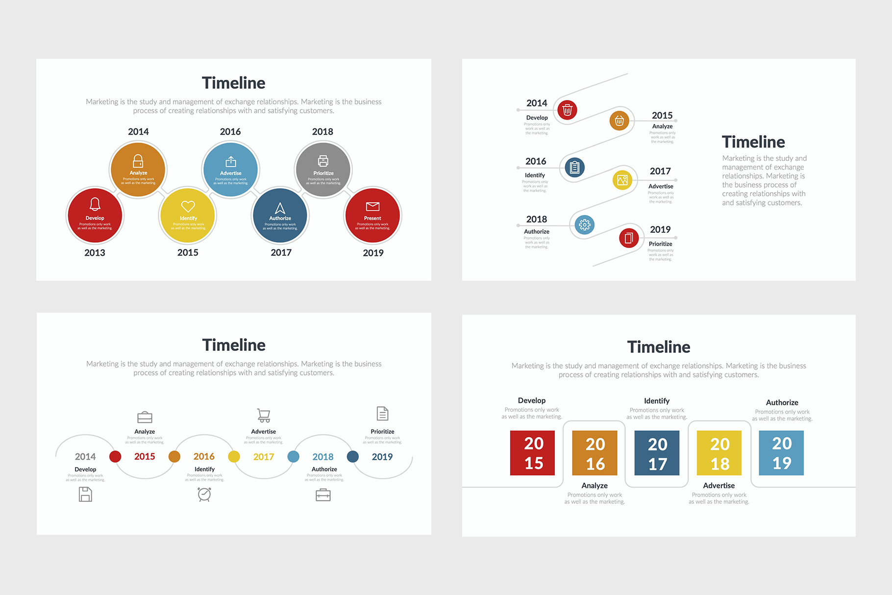 Timeline Infographics of this Year