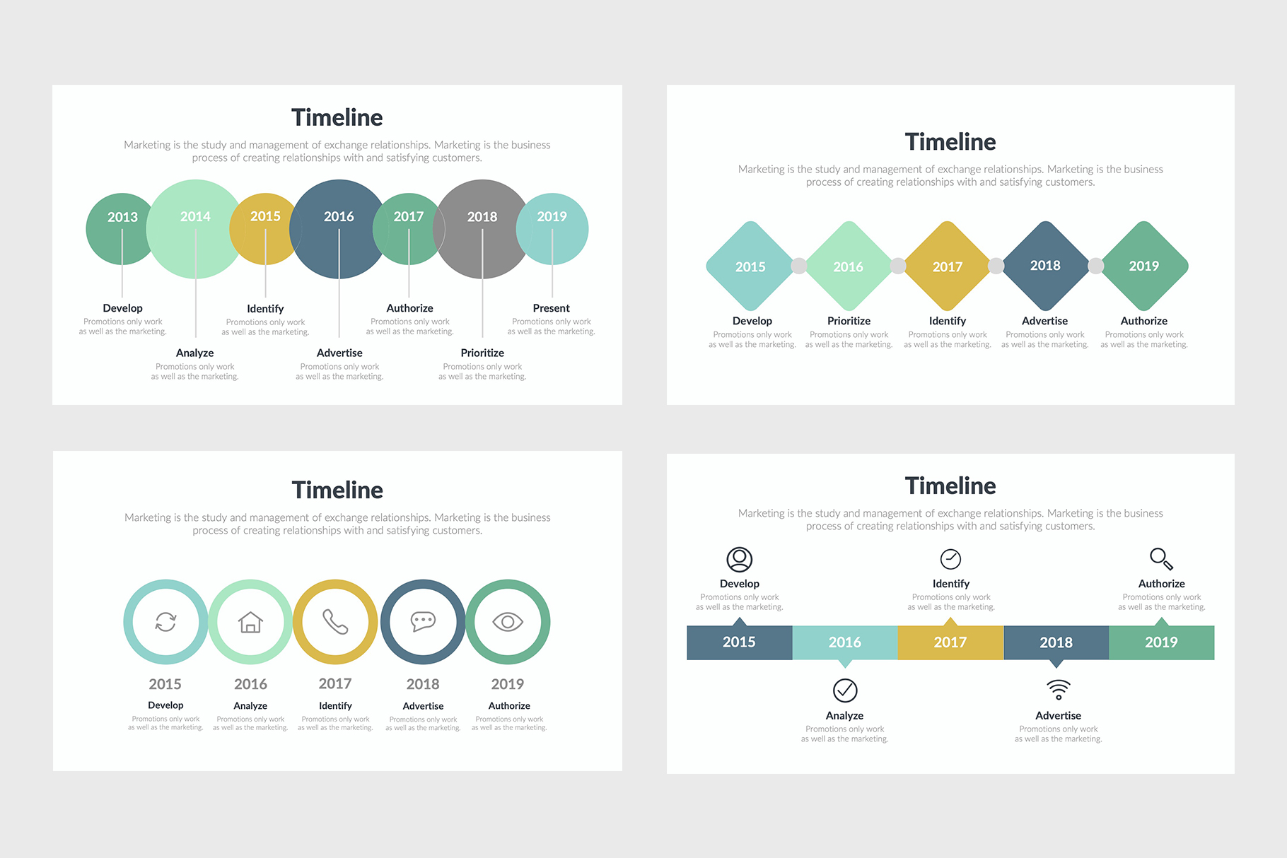 Timeline Infographics of this Year