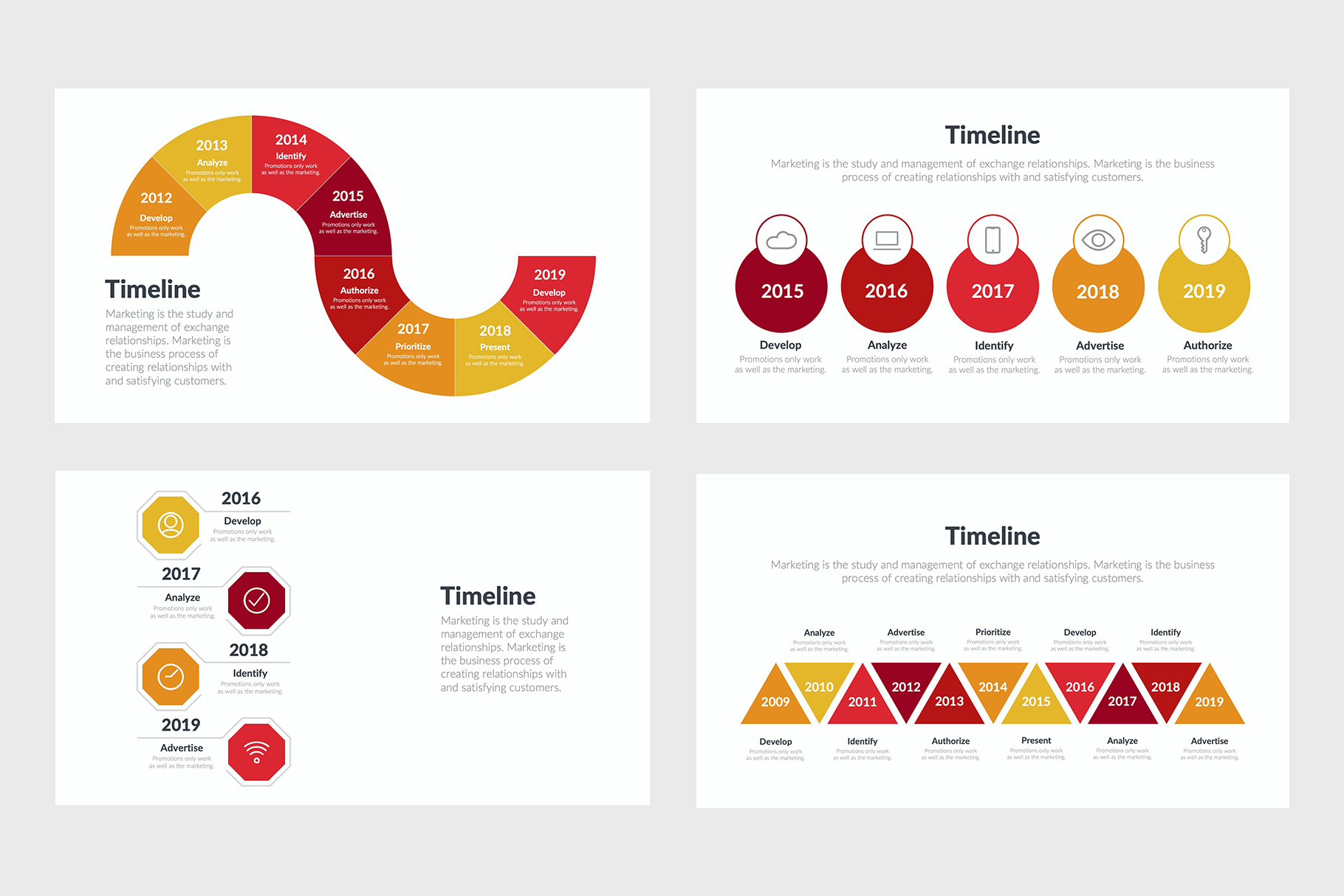 Timeline Infographics of this Year