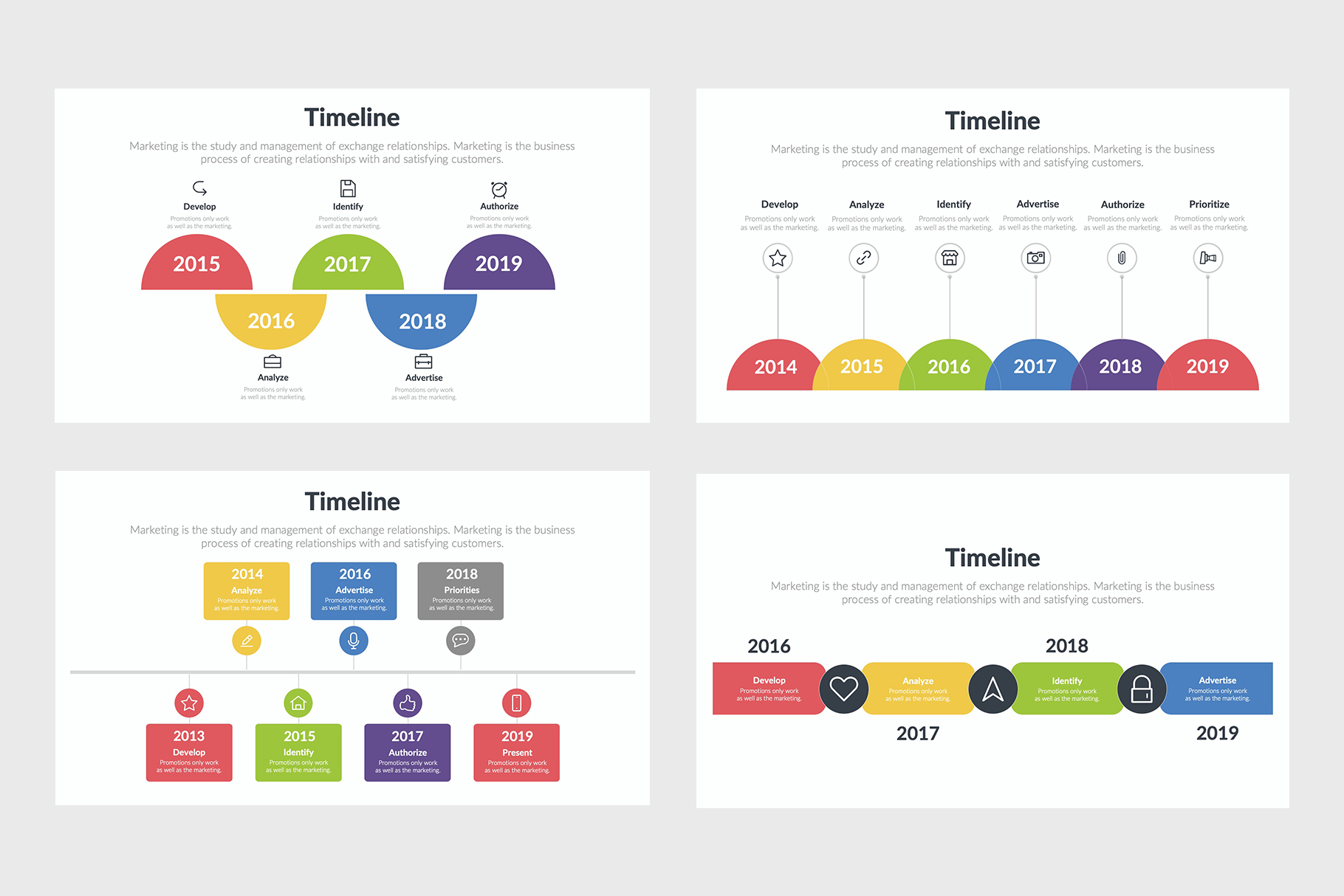 Timeline Infographics of this Year