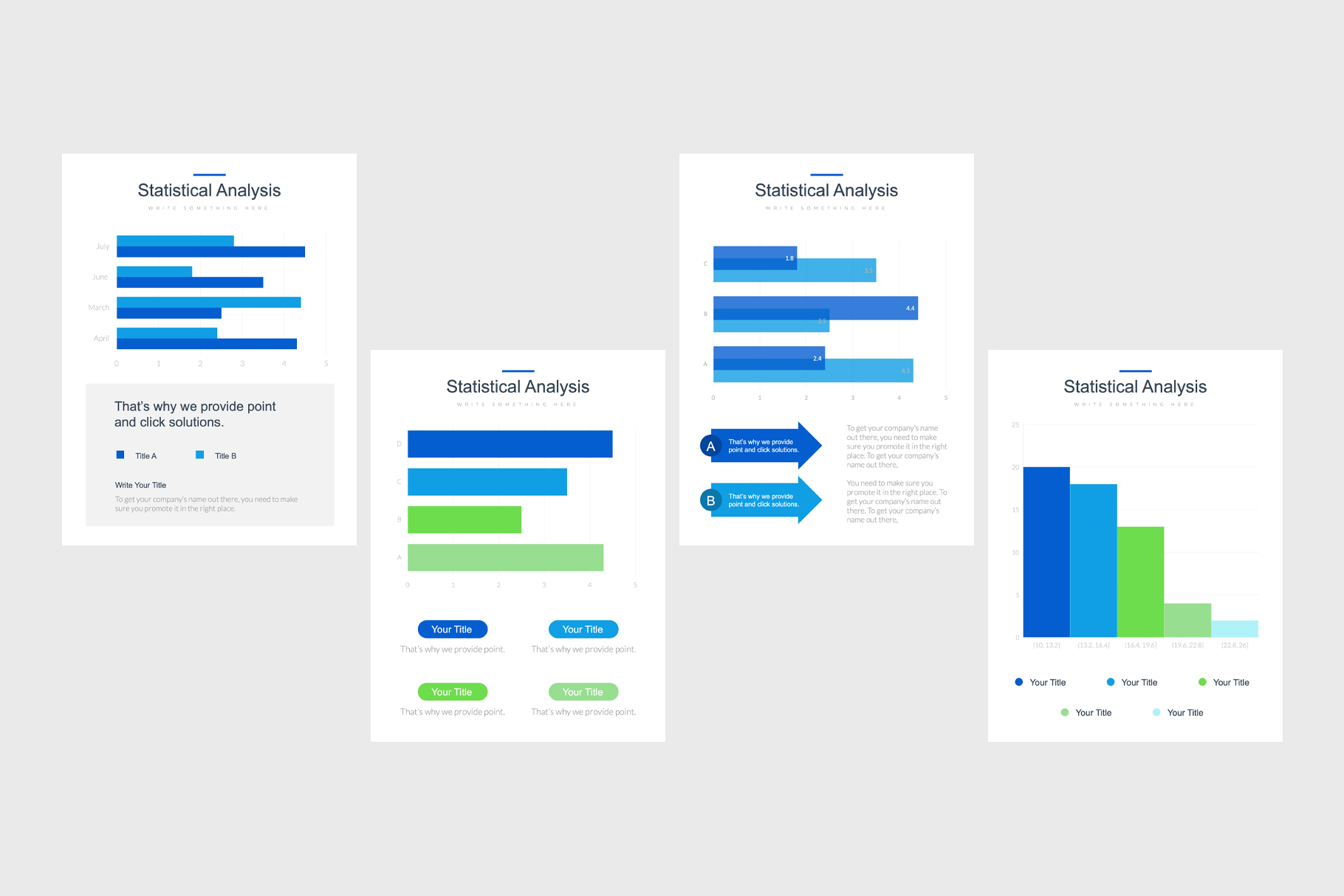 Professional Portrait Bar Charts