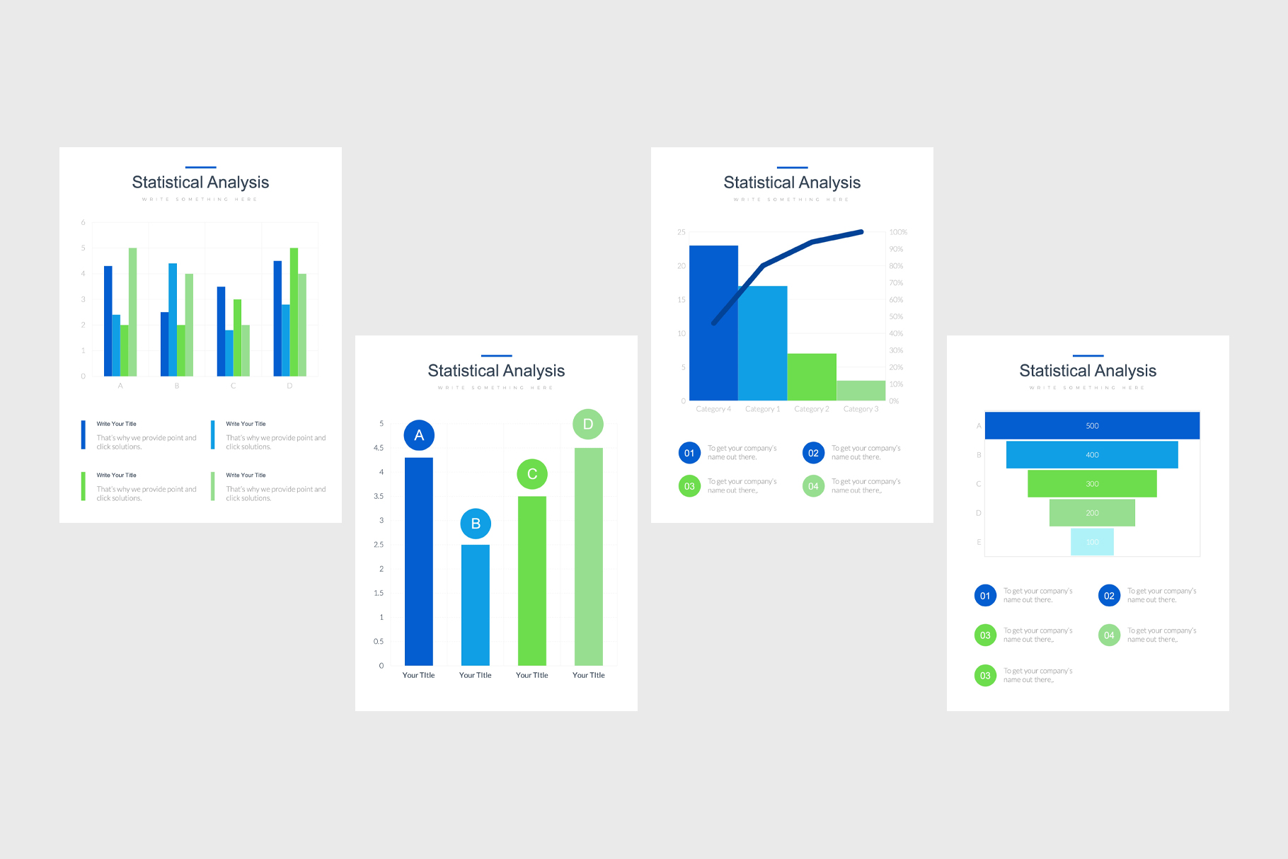 Professional Portrait Bar Charts