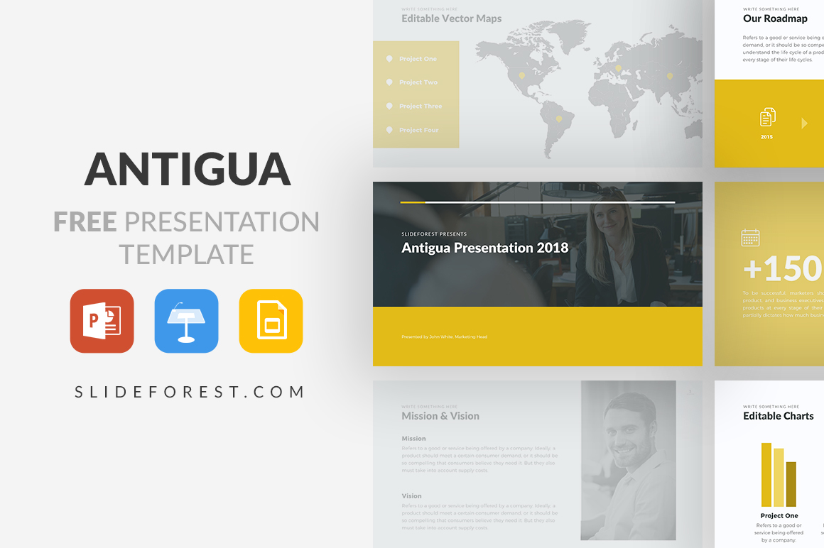 Antigua Free Presentation Template