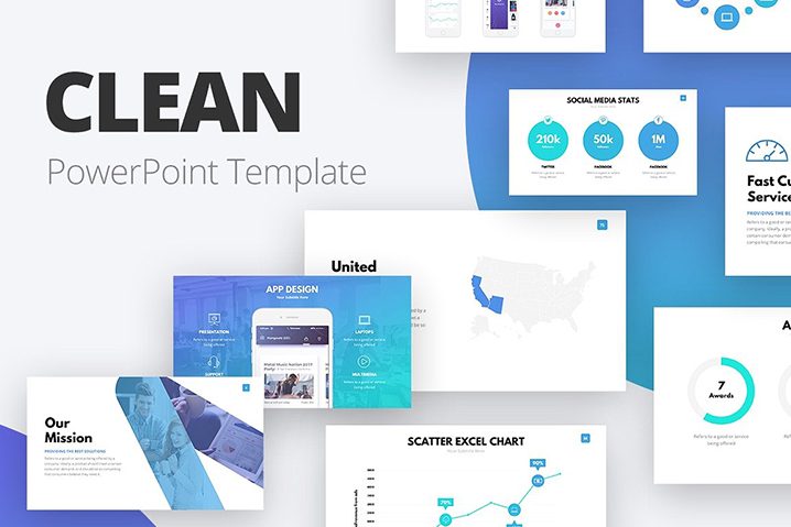 clean powerpoint template