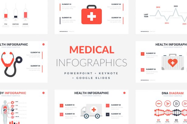 Medical Infographic Templates - PowerPoint Templates - Keynote Themes - Google Slides