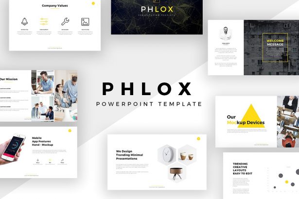 Phlox Minimal - PowerPoint Templates - Keynote Themes - Google Slides