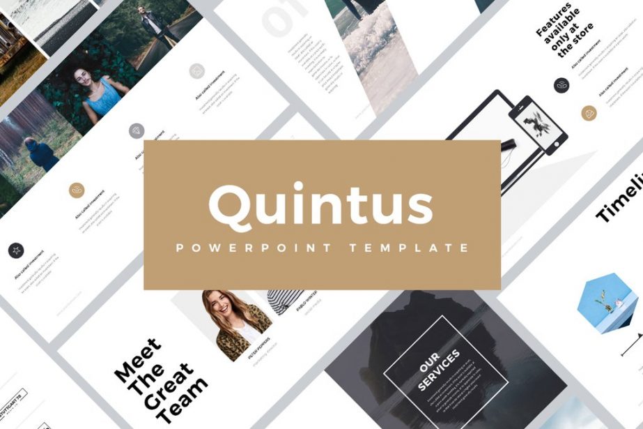 Quintus Minimal - PowerPoint Templates - Keynote Themes - Google Slides