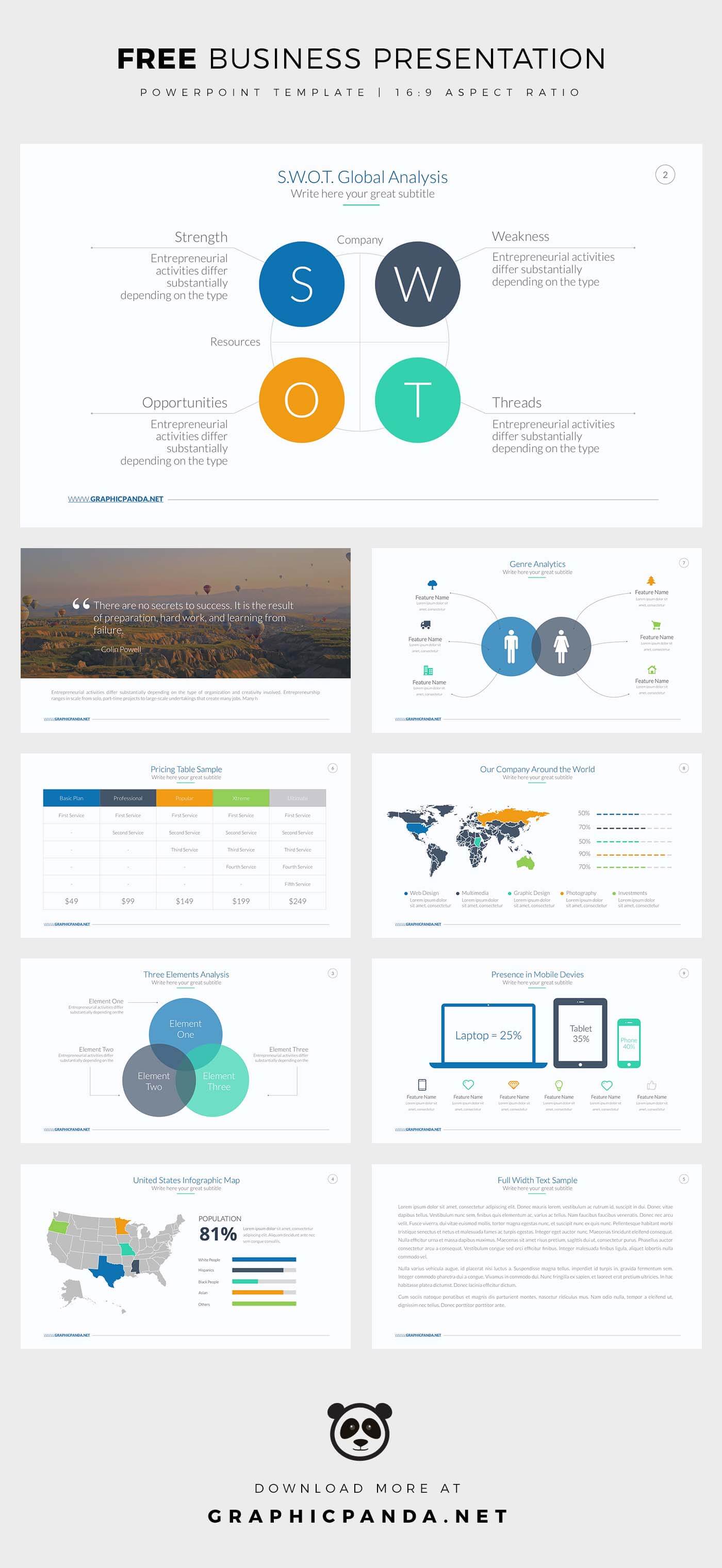 Free Business Powerpoint Template