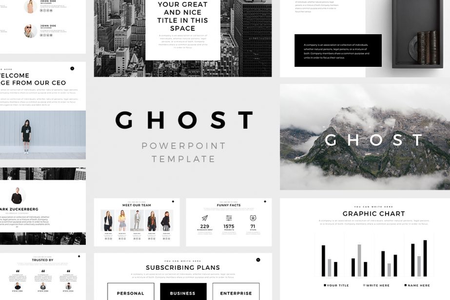 Best Minimalist PowerPoint Template — Best Minimalist Keynote Theme — Best Minimalist Google Slides Themes