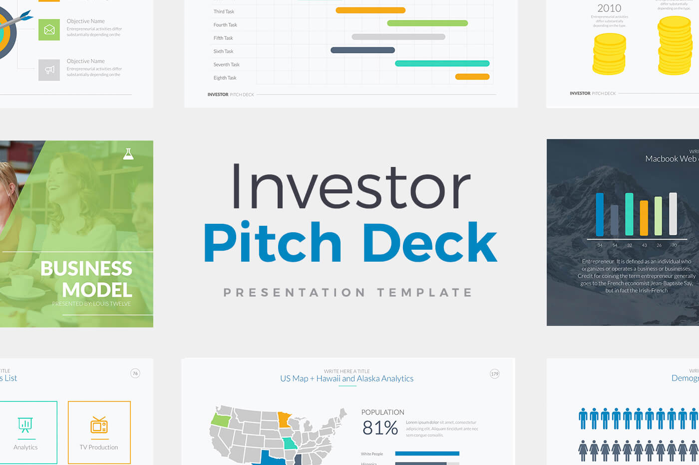 Investor Pitch Deck PowerPoint Template