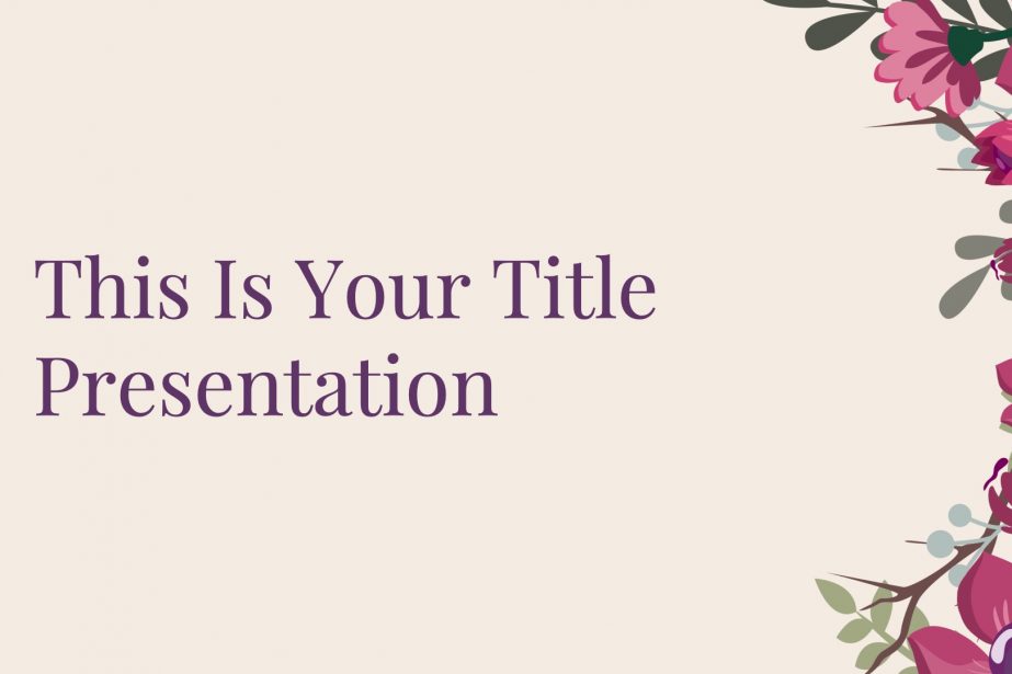 Free Presentation Template