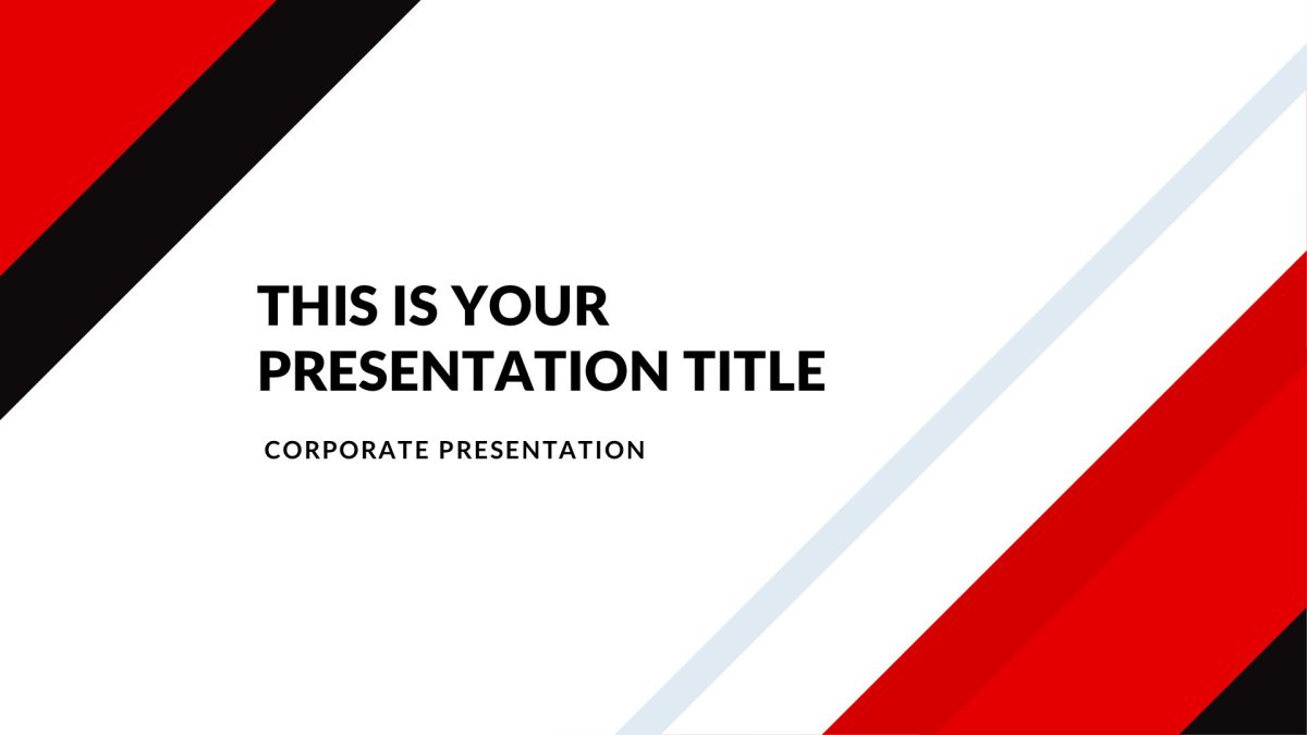 Market Real Estate Free PowerPoint Template