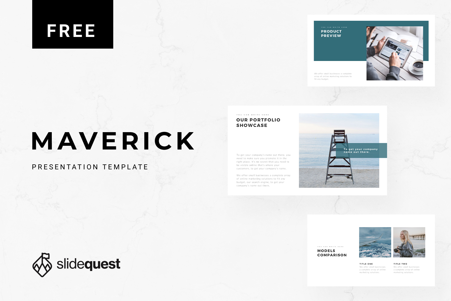 Minimal Free Presentation Template