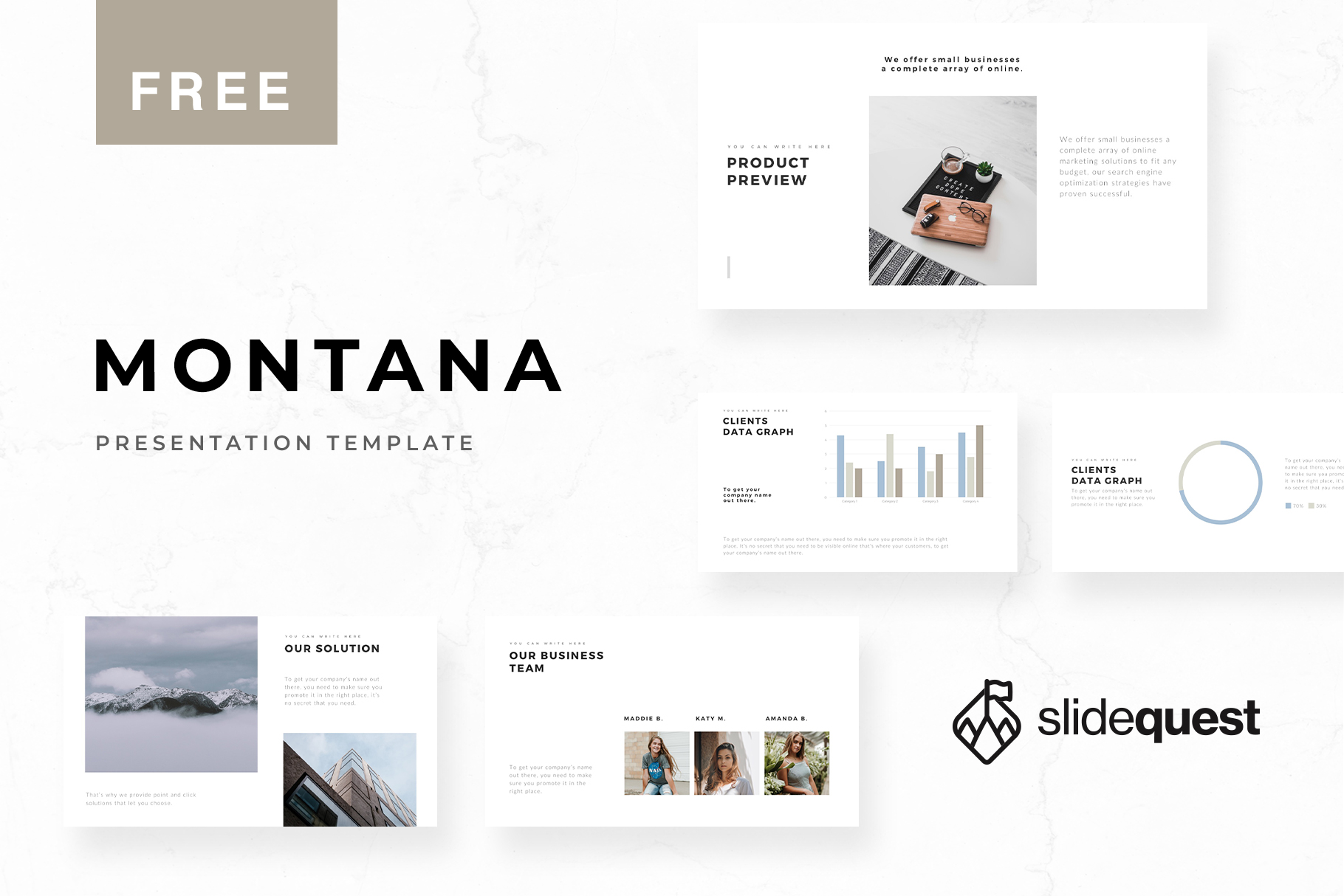 Minimal Free Presentation Template