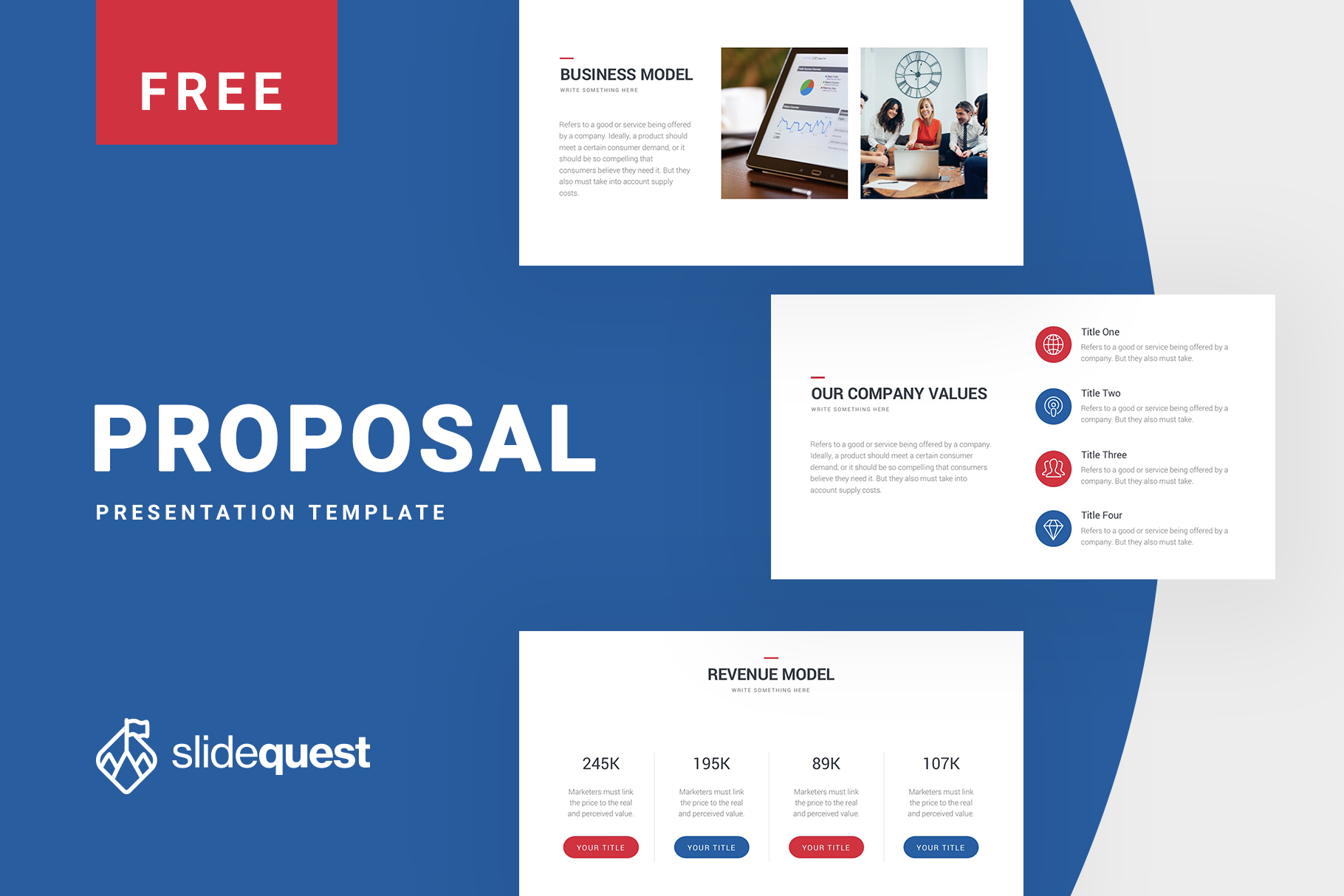 Free Pitch Deck Presentation Template