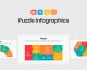 Modern Puzzle Infographics of