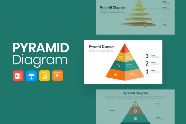 Stylish Pyramid Infographics