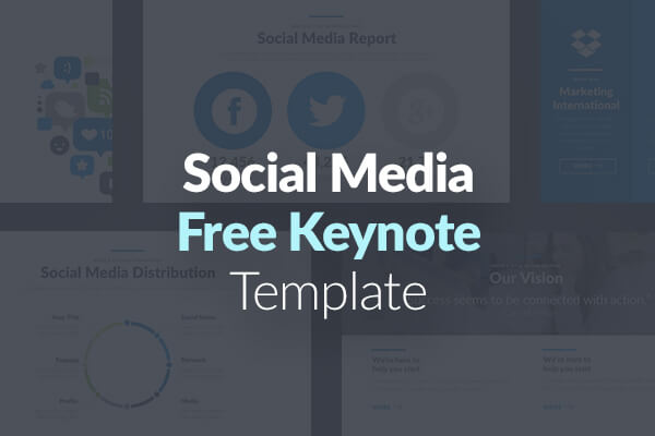 10 Free Keynote Slides Templates for Apple Keynote - Social Media Strategy