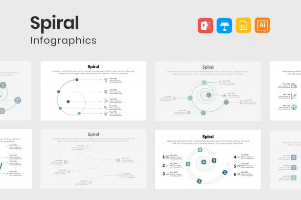 Stylish Spiral Diagrams