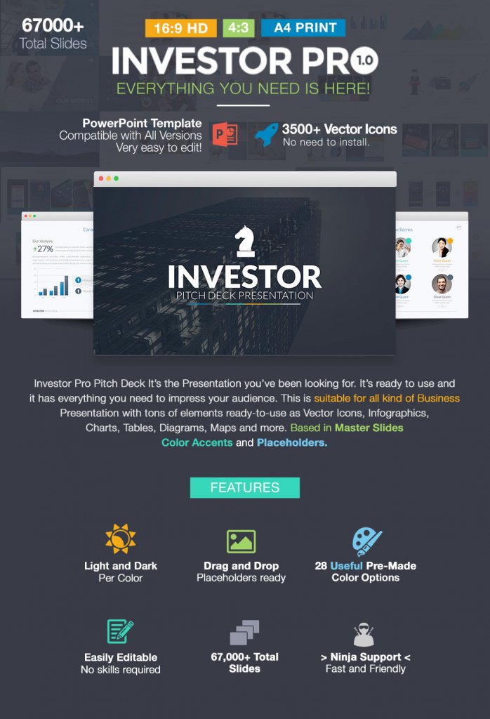 Investor Pro PowerPoint Template