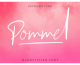 01 - Pommel Script Free Font Demo