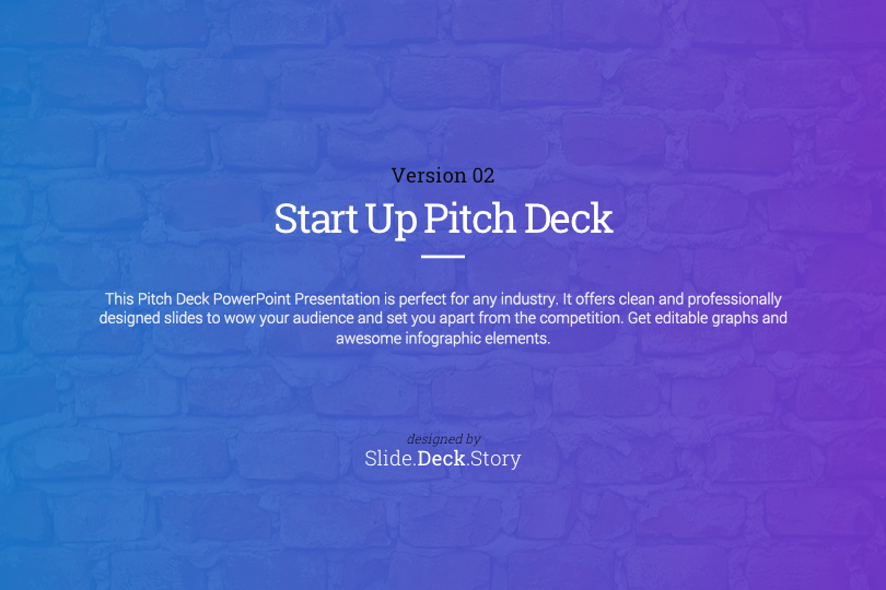 1. Pitch Deck Start Up PowerPoint