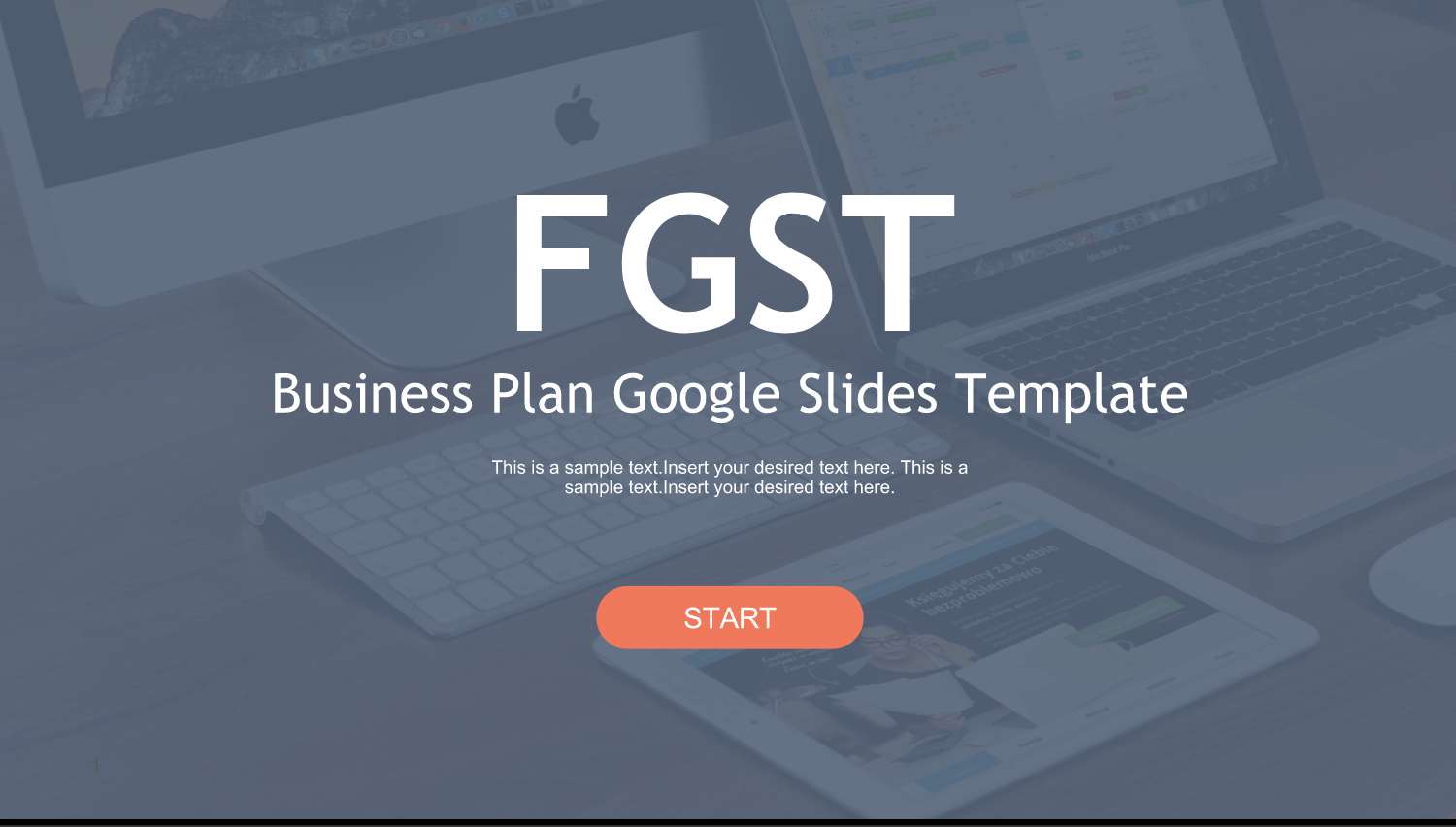 A free Google Slides template