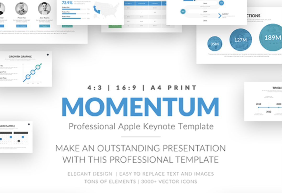 Momentum Professional Business Keynote Theme